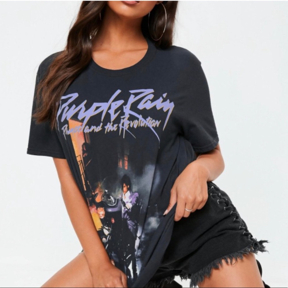 PRINCE Purple Rain Official Merch Black Band Shirt Medium